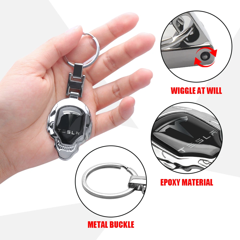 3D Metal Car Key Rings Keychain Key Tags Holder Men Women Auto Accessories For Tesla model 3 2021 model y model s etc
3D Metal Car Key Rings Keychain Key Tags Holder Men Women Auto Accessories For Tesla model 3 2021 model y model s etc
