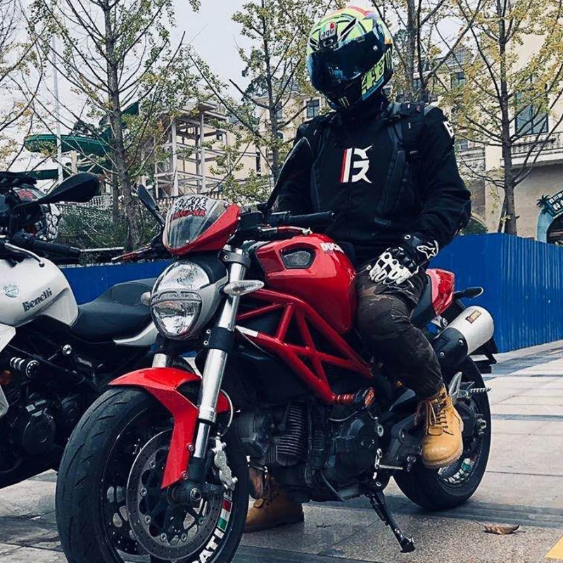 Мужская мотоциклетная куртка Ghost Racing, мотоциклетная куртка из искусственной кожи, ветрозащитная мотоциклетная одежда, черная Повседневная ...
Мужская мотоциклетная куртка Ghost Racing, мотоциклетная куртка из искусственной кожи, ветрозащитная мотоциклетная одежда, черная Повседневная ...