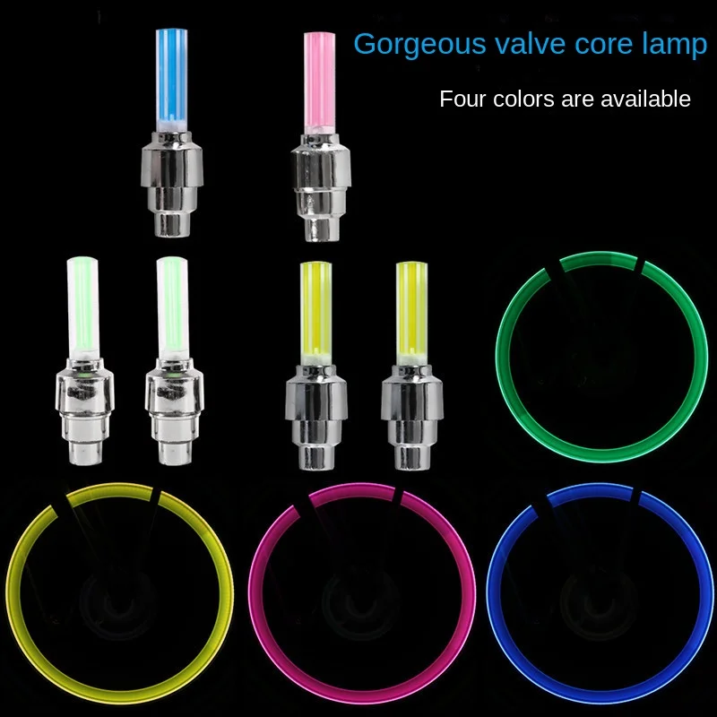 Wheels/Mountain Bike Color Matching Air Tap Light/Light Stick Valve Core Light/Bicycle Cycling Fixture bike accessories
Wheels/Mountain Bike Color Matching Air Tap Light/Light Stick Valve Core Light/Bicycle Cycling Fixture bike accessories