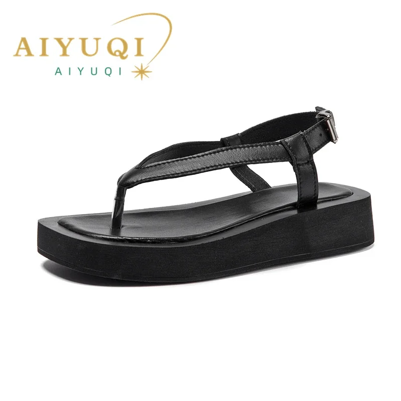 Flip-toe Sandals Women Genuine Leather 2023 Summer New Flat Roman Sandals Women Large size 41 42 43 beach sandals women
Flip-toe Sandals Women Genuine Leather 2023 Summer New Flat Roman Sandals Women Large size 41 42 43 beach sandals women