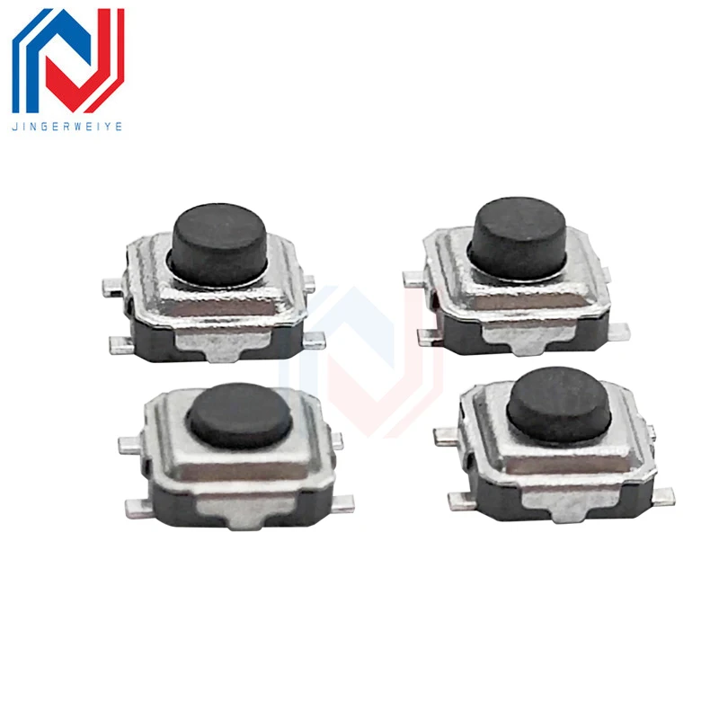 50Pcs/Lot Ts-a007 Touch Switch 3*3*1.5/1.7/2.0/2.5mm Black Button 3 X3x1.5 Four-Leg Patch PCB Panel Patch Switch
50Pcs/Lot Ts-a007 Touch Switch 3*3*1.5/1.7/2.0/2.5mm Black Button 3 X3x1.5 Four-Leg Patch PCB Panel Patch Switch