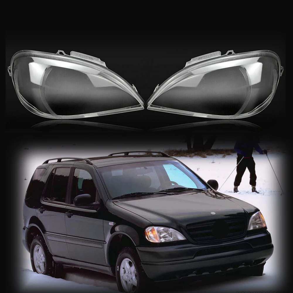 Прозрачная крышка для передних фар Mercedes Benz W163 ML320 ML350 ML500 1998-2005 - купить по выгодной