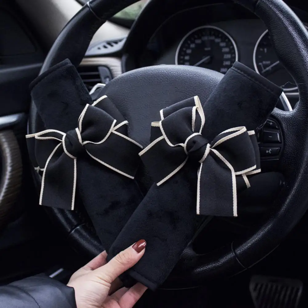 Safety Belt Pads Seatbelts Protective Wear Resistant Plush Bowknot Car Safety Belt Shoulder Pad for Truck
Safety Belt Pads Seatbelts Protective Wear Resistant Plush Bowknot Car Safety Belt Shoulder Pad for Truck