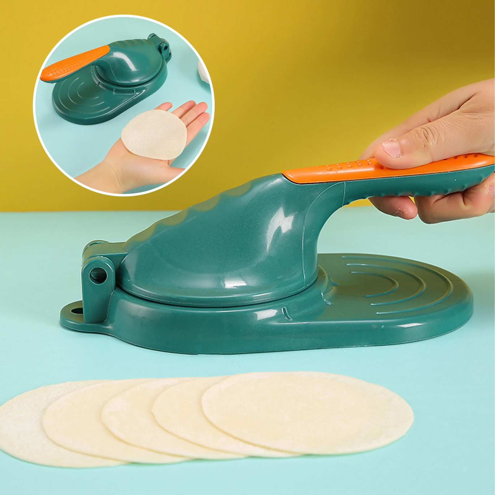 Dumpling Wrapper Tool Manual Tortilla Maker Press Corn Tortillas Sugar Pancakes Dumpling Skin Dough Presser
Dumpling Wrapper Tool Manual Tortilla Maker Press Corn Tortillas Sugar Pancakes Dumpling Skin Dough Presser