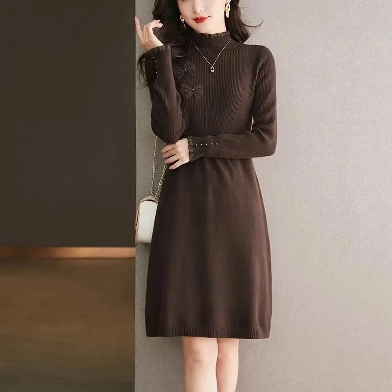 2023 New Stylish Autumn Winter Knitted Sweater Dress For Women's Clothing Elegant Mini Dress Jersey Dresses 31
2023 New Stylish Autumn Winter Knitted Sweater Dress For Women's Clothing Elegant Mini Dress Jersey Dresses 31