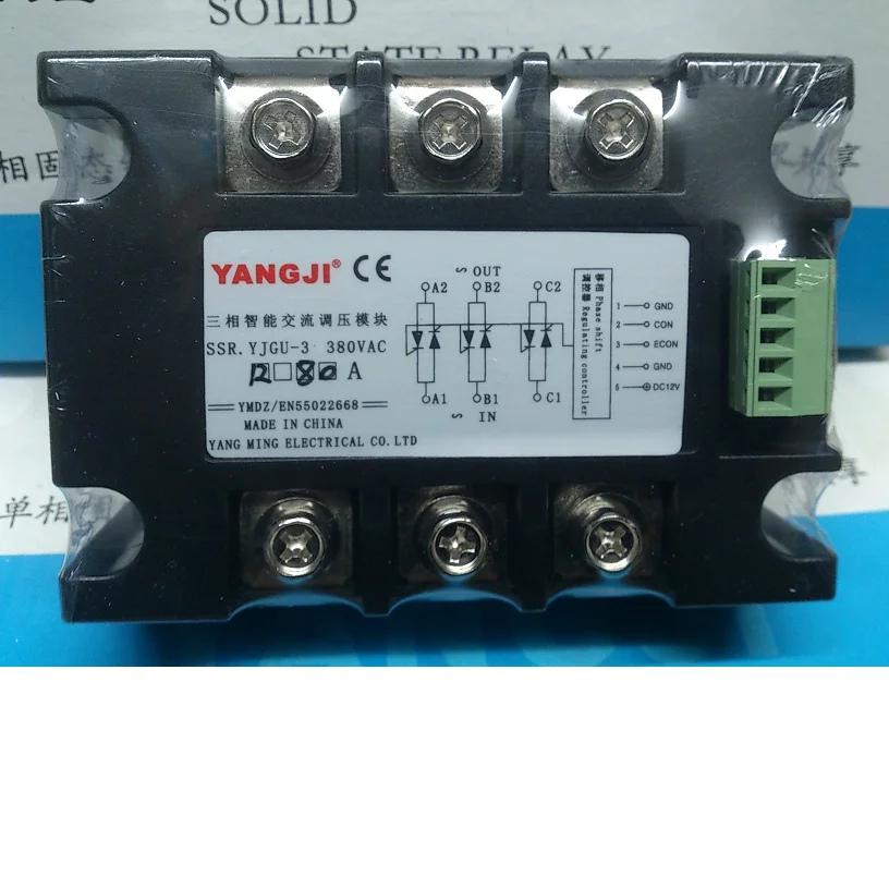 Yang relay YANGJI three-phase AC intelligent voltage regulating module YJGU-3 R3880A
Yang relay YANGJI three-phase AC intelligent voltage regulating module YJGU-3 R3880A