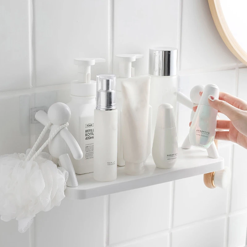 Household Simple Punch-free Wall Hanging Human-shaped Guardrail Hook Rack Bathroom Shelf with Hook Kitchen Storage Rack
Household Simple Punch-free Wall Hanging Human-shaped Guardrail Hook Rack Bathroom Shelf with Hook Kitchen Storage Rack