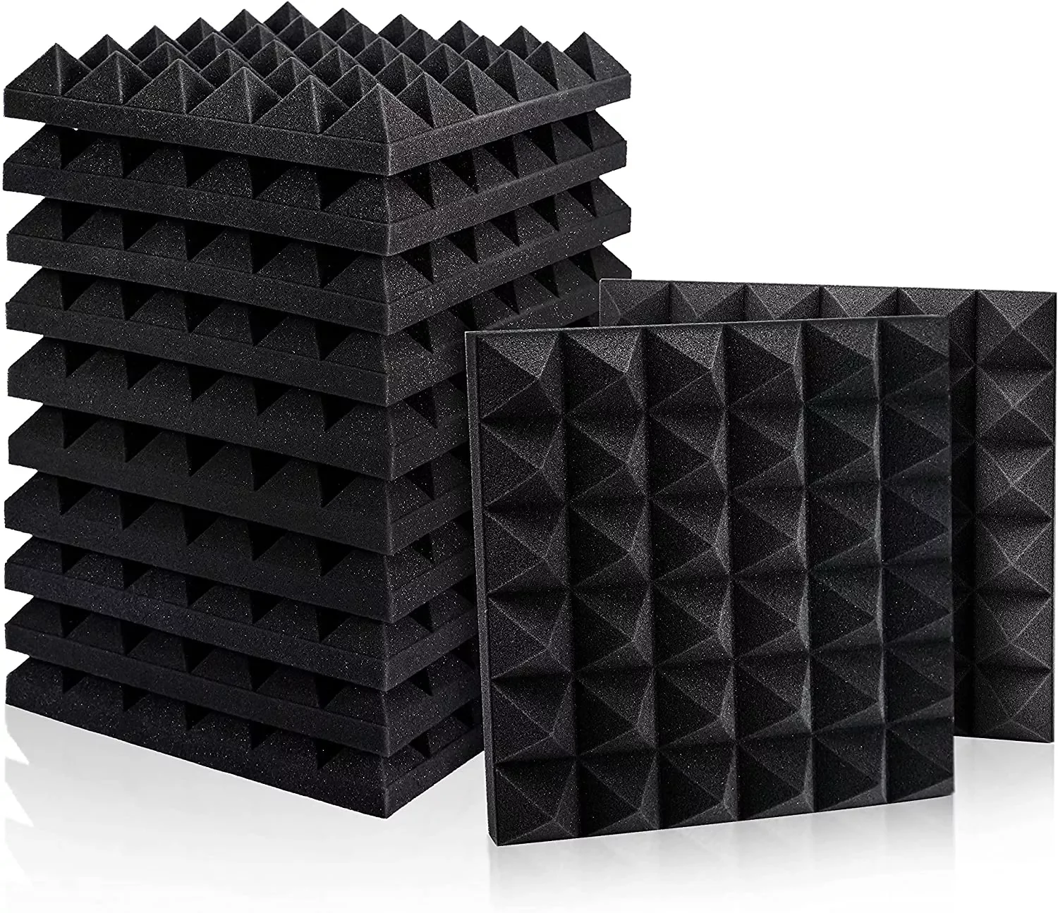 24Pcs 30x30x5cm Studio Acoustic Foam Panels Sound Insulation Treatment KTV Room Wall Soundproof Foam Sponge Pad with Tapes
24Pcs 30x30x5cm Studio Acoustic Foam Panels Sound Insulation Treatment KTV Room Wall Soundproof Foam Sponge Pad with Tapes