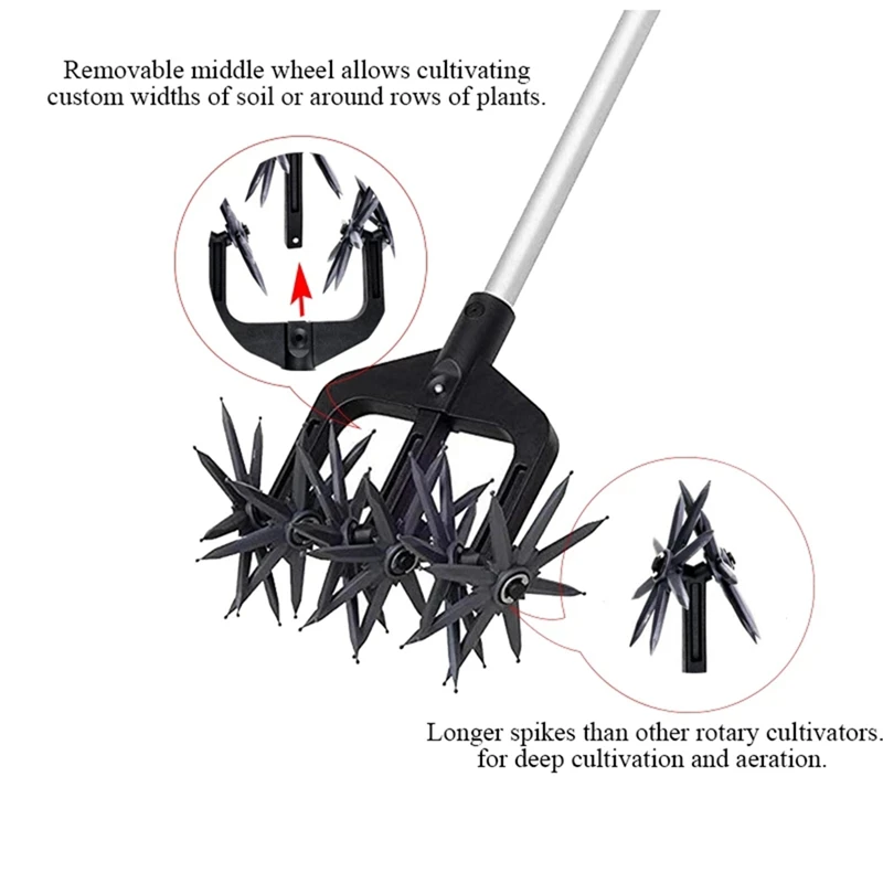 Rotary Cultivator Tool Garden Soil Scarifier Turfing Tool Lawn Scarifier Garden Scarifier Rotary Tiller Scarifier
Rotary Cultivator Tool Garden Soil Scarifier Turfing Tool Lawn Scarifier Garden Scarifier Rotary Tiller Scarifier