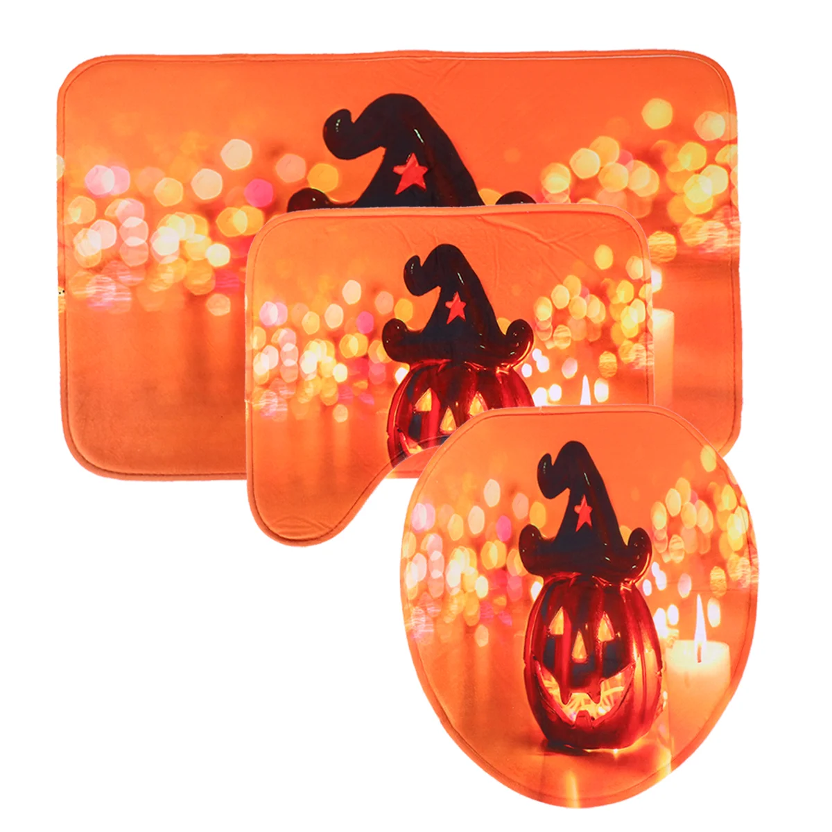1 Set/3pcs Bathroom Rug Decorative Spooky Pumpkin Toilet Mat Toilet Rug Pumpkin Mat for Bathroom
1 Set/3pcs Bathroom Rug Decorative Spooky Pumpkin Toilet Mat Toilet Rug Pumpkin Mat for Bathroom