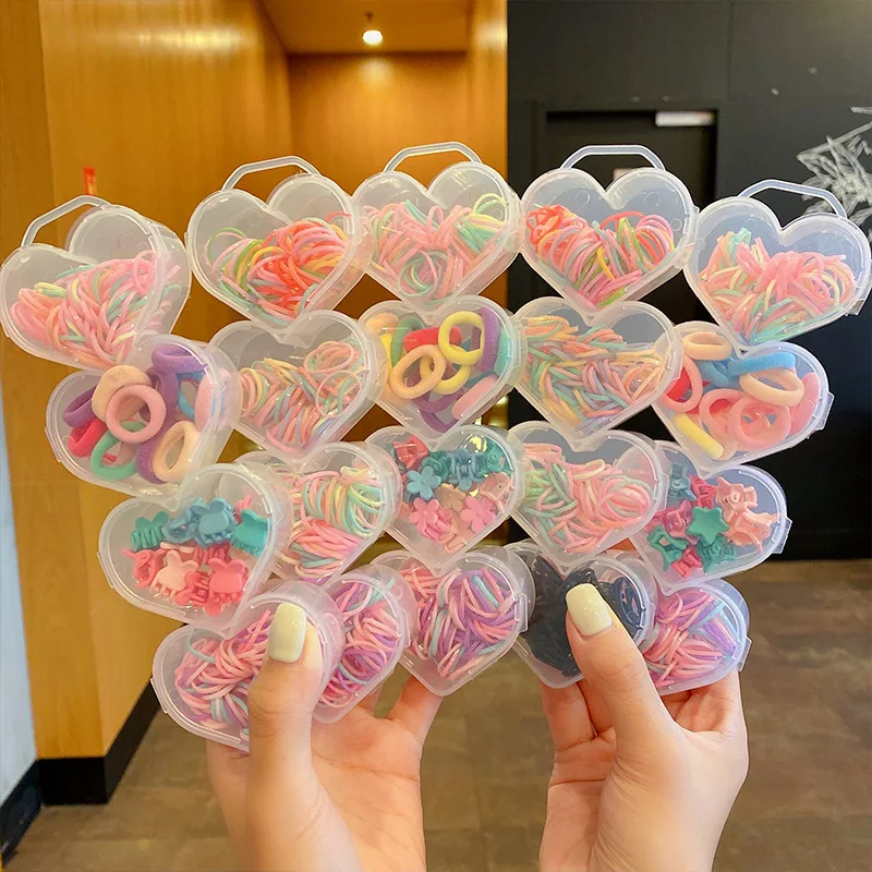 Cartoon Flowers Clip In Love Box Cute Girls Disposable Rubber Bands for Ponytail Holder Elastic Hair Bands Kids Hair Accessories
Cartoon Flowers Clip In Love Box Cute Girls Disposable Rubber Bands for Ponytail Holder Elastic Hair Bands Kids Hair Accessories
