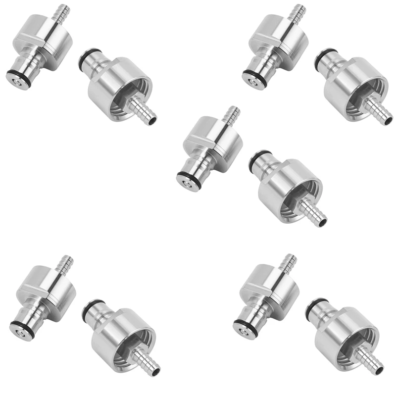 10Pcs/Lot 304 Stainless Steel Carbonation Cap 5/16 Inch Barb, Ball Lock Type, Fit Soft Drink PET Bottles
10Pcs/Lot 304 Stainless Steel Carbonation Cap 5/16 Inch Barb, Ball Lock Type, Fit Soft Drink PET Bottles