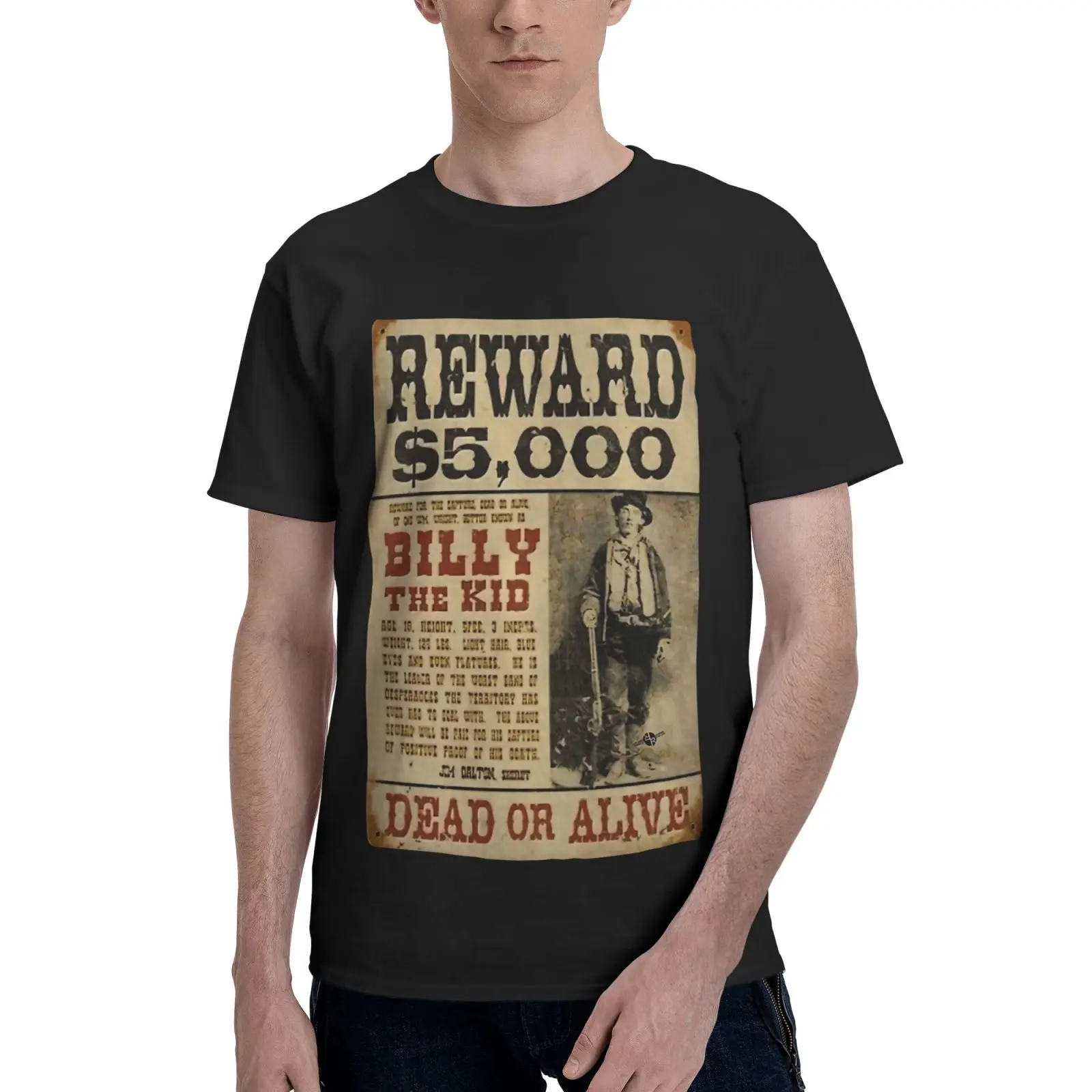 Billy The Reward Poster Bank Robber Men T-Shirt T Shirts Top Grunge T-Shirts For Women T-Shirts For Women Men's Cotton T-Shirt
Billy The Reward Poster Bank Robber Men T-Shirt T Shirts Top Grunge T-Shirts For Women T-Shirts For Women Men's Cotton T-Shirt