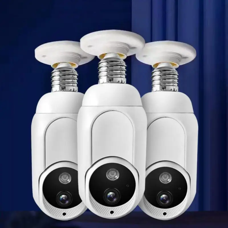 E27 Bulb Surveillance Camera 2mp Night Vision Full Color Automatic Human Tracking Indoor Security Baby Monitor Wifi Camera
E27 Bulb Surveillance Camera 2mp Night Vision Full Color Automatic Human Tracking Indoor Security Baby Monitor Wifi Camera