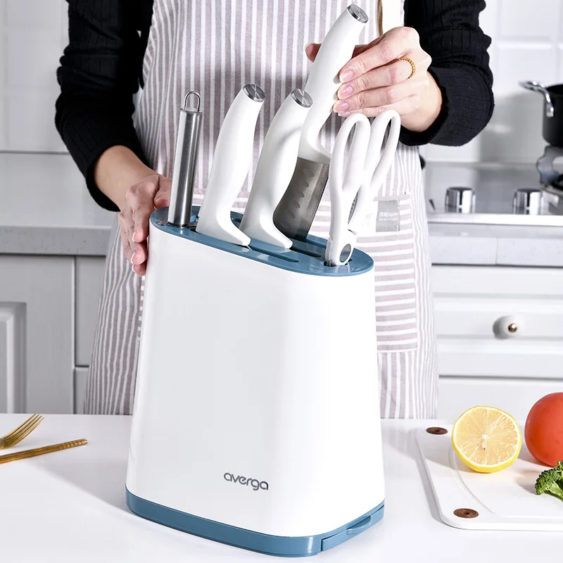 Kitchen storage knife rack rack multi-functional vertical thickened knife storage rack household large combination knife holder
Kitchen storage knife rack rack multi-functional vertical thickened knife storage rack household large combination knife holder