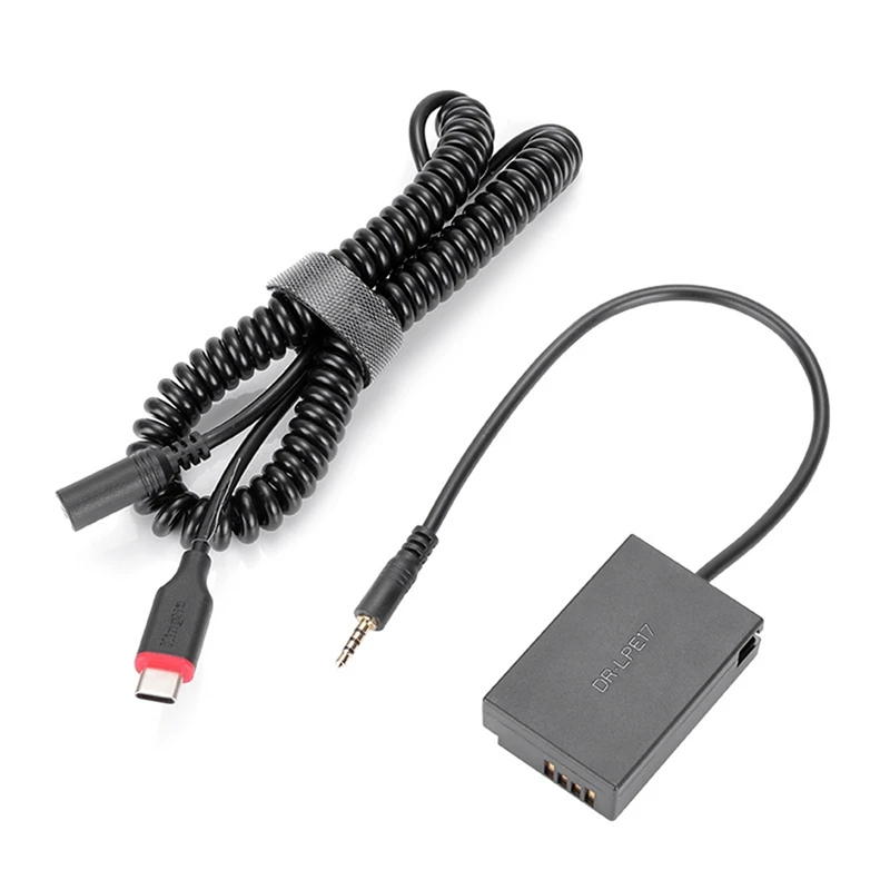 Top Deals ACK-E17 Type USB C LP-E17 Dummy Battery DC Power AC Adapter For Canon EOS 200D 750D 760D 770D 800D 850D Camera Charger
Top Deals ACK-E17 Type USB C LP-E17 Dummy Battery DC Power AC Adapter For Canon EOS 200D 750D 760D 770D 800D 850D Camera Charger
