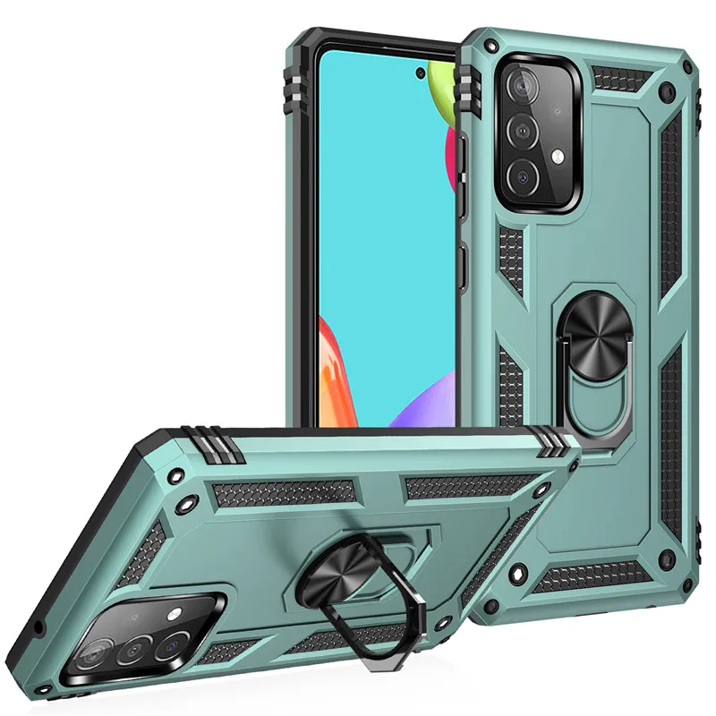For Samsung A52 SM-A525F 6.5" Galaxy A52 Funda For Samsung Galaxy A52 5G 4G Case Luxury Armor Magentic Ring Car Holder Cover 
For Samsung A52 SM-A525F 6.5" Galaxy A52 Funda For Samsung Galaxy A52 5G 4G Case Luxury Armor Magentic Ring Car Holder Cover