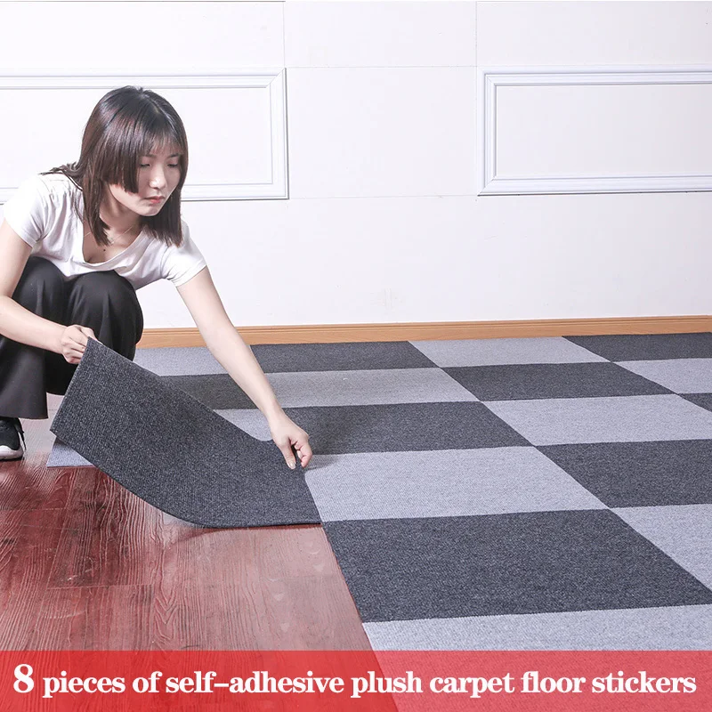 8PCS Plush Carpet Soft Comfortable Nordic Style Self adhesive Splicing for Bedroom Living Room Hotel Office Floor Decor Carpets
8PCS Plush Carpet Soft Comfortable Nordic Style Self adhesive Splicing for Bedroom Living Room Hotel Office Floor Decor Carpets