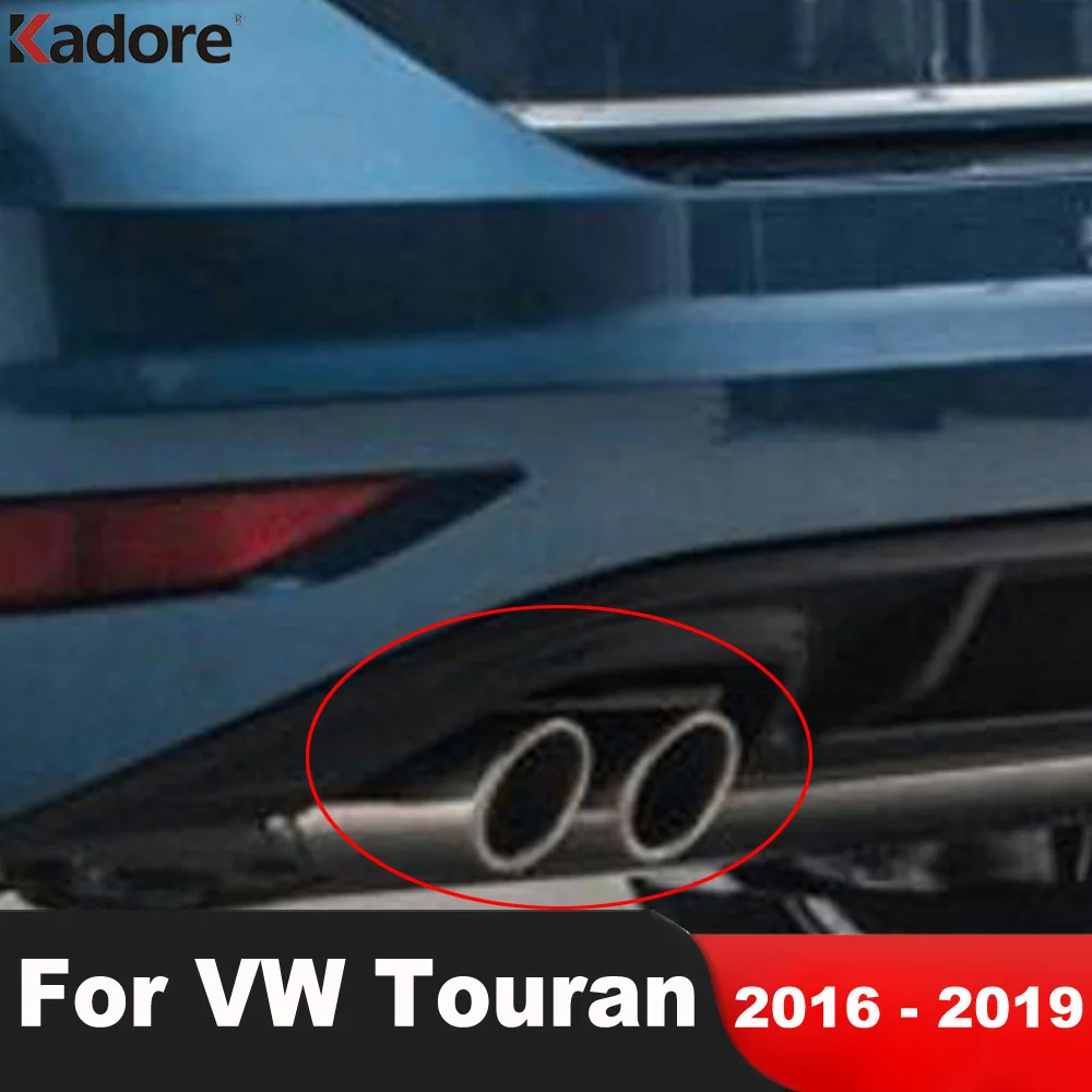 Автомобильный задний глушитель выхлопной трубы наконечники для Volkswagen VW Touran 2016 2017 2018 2019 Нержавеющая сталь глушитель отделка Аксессуары
Автомобильный задний глушитель выхлопной трубы наконечники для Volkswagen VW Touran 2016 2017 2018 2019 Нержавеющая сталь глушитель отделка Аксессуары