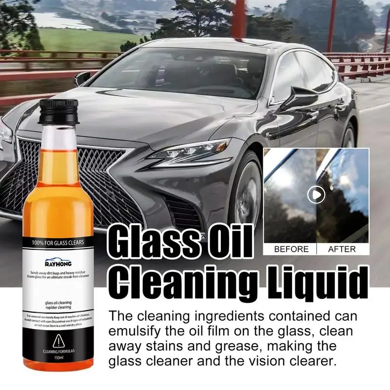 Car Glass Oil Film Remover 150ml Windshield Window Glass Cleaner Universal Glass Grease Water Stain Cleaner for vehicles
Car Glass Oil Film Remover 150ml Windshield Window Glass Cleaner Universal Glass Grease Water Stain Cleaner for vehicles