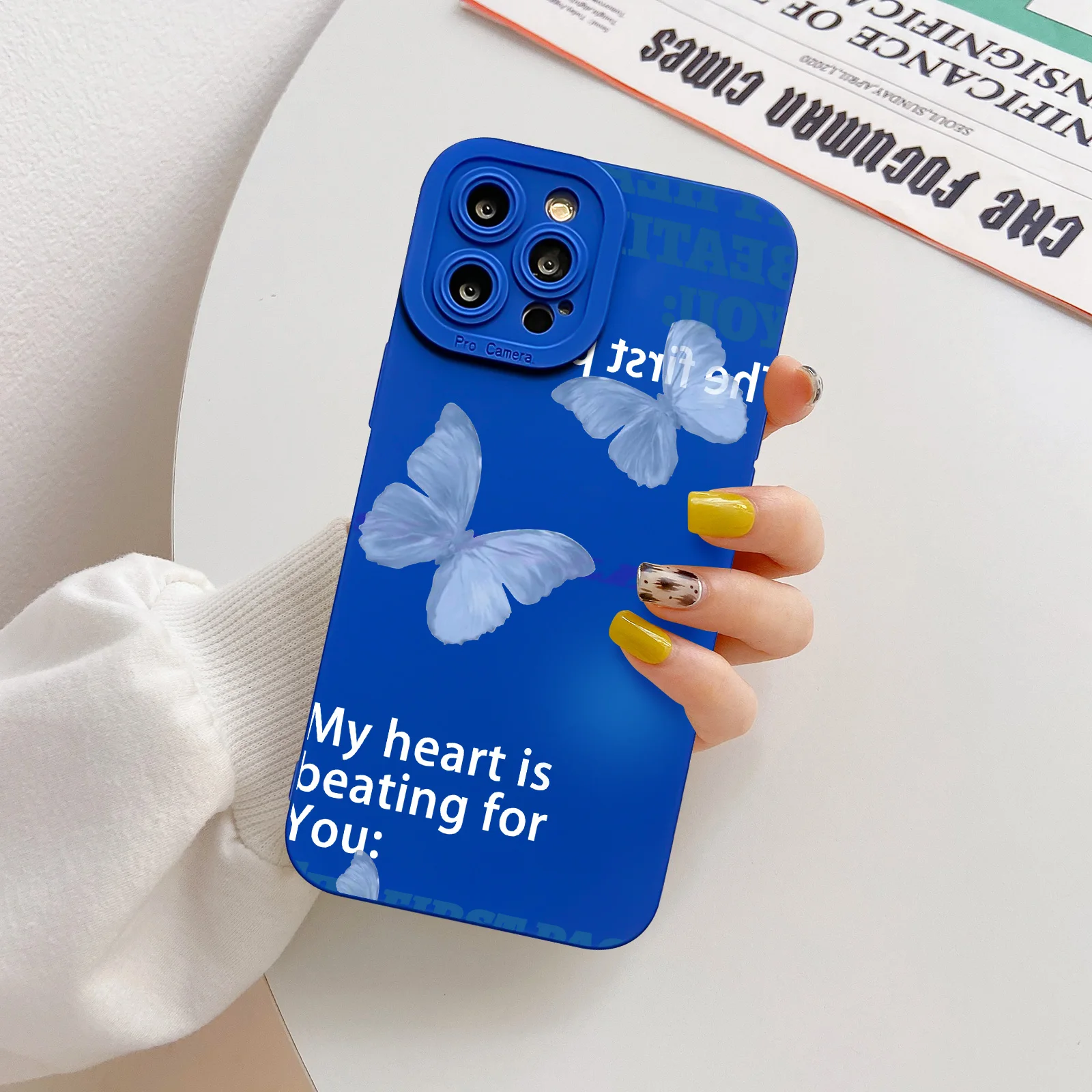 Butterfly Camera Lens Protection Phone Case for IPhone 13 12 11 Pro MAX X XS XR 7 8 Plus SE 2020 Line Flower Soft Silicone Cover
Butterfly Camera Lens Protection Phone Case for IPhone 13 12 11 Pro MAX X XS XR 7 8 Plus SE 2020 Line Flower Soft Silicone Cover