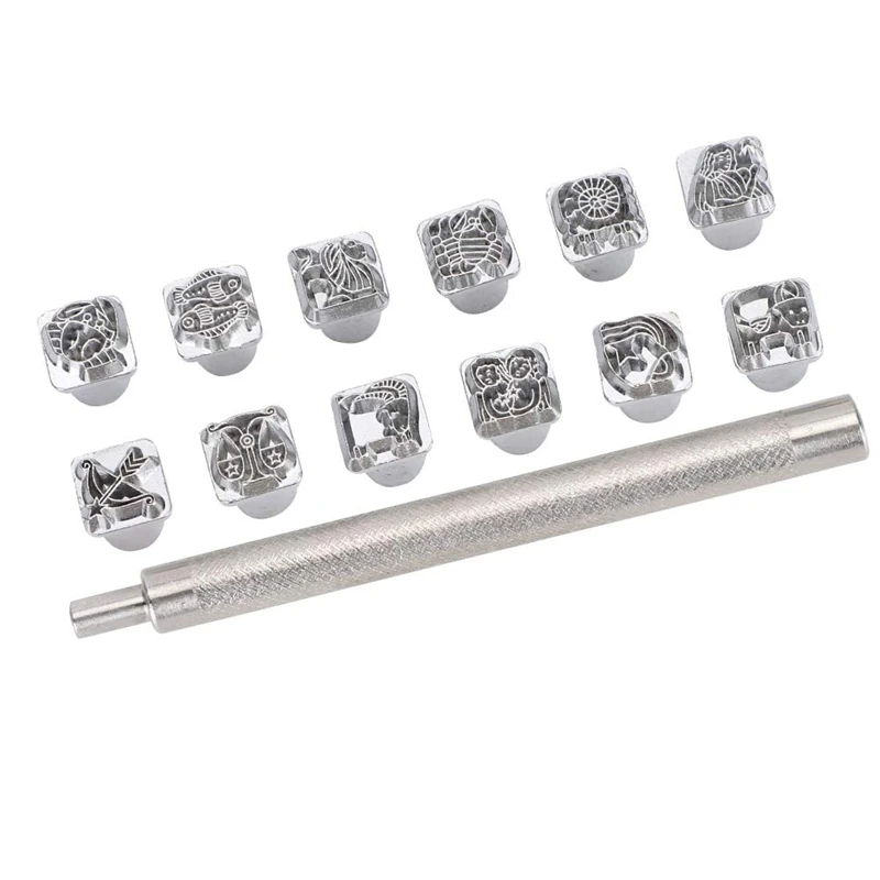 Stamping Punch Tool DIY Leather Craft Stamper + 1Pc Handle
Stamping Punch Tool DIY Leather Craft Stamper + 1Pc Handle