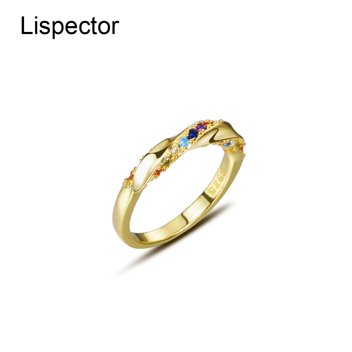 Lispector 925 Sterling Silver Simple Colorful Zircon Twisted Ring for Women Light Luxury Chic Slim Ring Party Casual Jewelry
Lispector 925 Sterling Silver Simple Colorful Zircon Twisted Ring for Women Light Luxury Chic Slim Ring Party Casual Jewelry