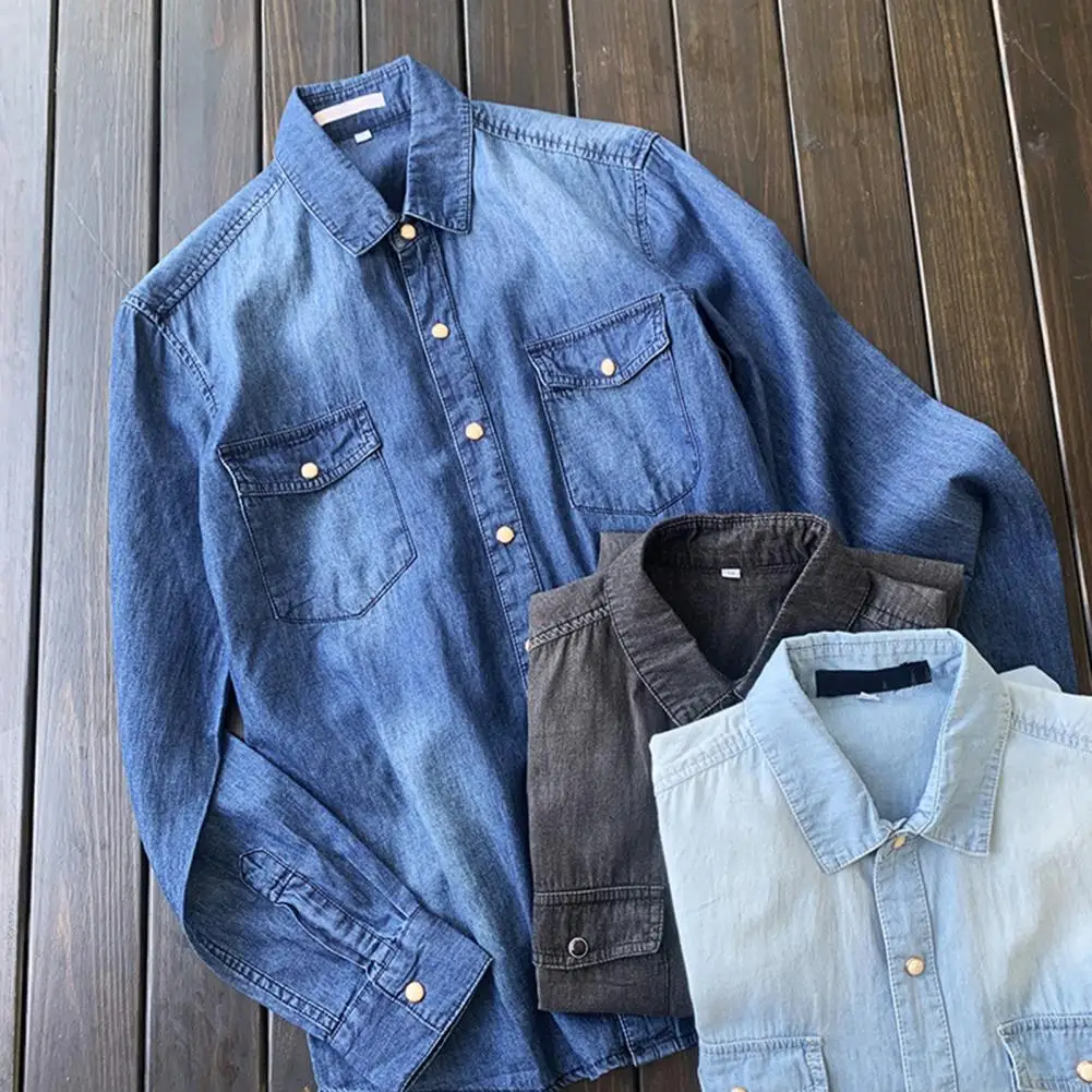 Casual Men Jeans Camisa Shirt Autumn Shirt Masculina Denim Shirts Cotton For Man Sleeve Shirt Fit Mens Cowboy Slim Long Spring
Casual Men Jeans Camisa Shirt Autumn Shirt Masculina Denim Shirts Cotton For Man Sleeve Shirt Fit Mens Cowboy Slim Long Spring