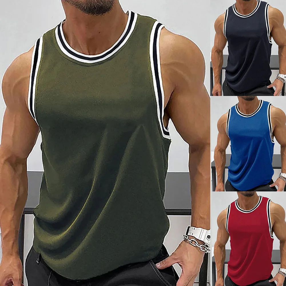 Мужская майка без рукавов, футболка, топ для спортзала, Повседневная Праздничная Спортивная повседневная Уличная безрукавка с круглым вырезом, цветная строчка
Мужская майка без рукавов, футболка, топ для спортзала, Повседневная Праздничная Спортивная повседневная Уличная безрукавка с круглым вырезом, цветная строчка
