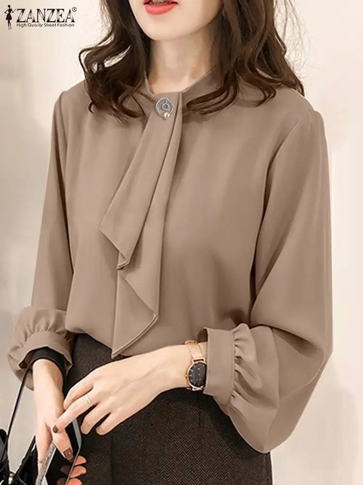 Богемная рубашка, Элегантные повседневные свободные блузы, праздничные Модные топы 2022 ZANZEA, Женская Весенняя блузка с длинным рукавом и круг...
Богемная рубашка, Элегантные повседневные свободные блузы, праздничные Модные топы 2022 ZANZEA, Женская Весенняя блузка с длинным рукавом и круг...