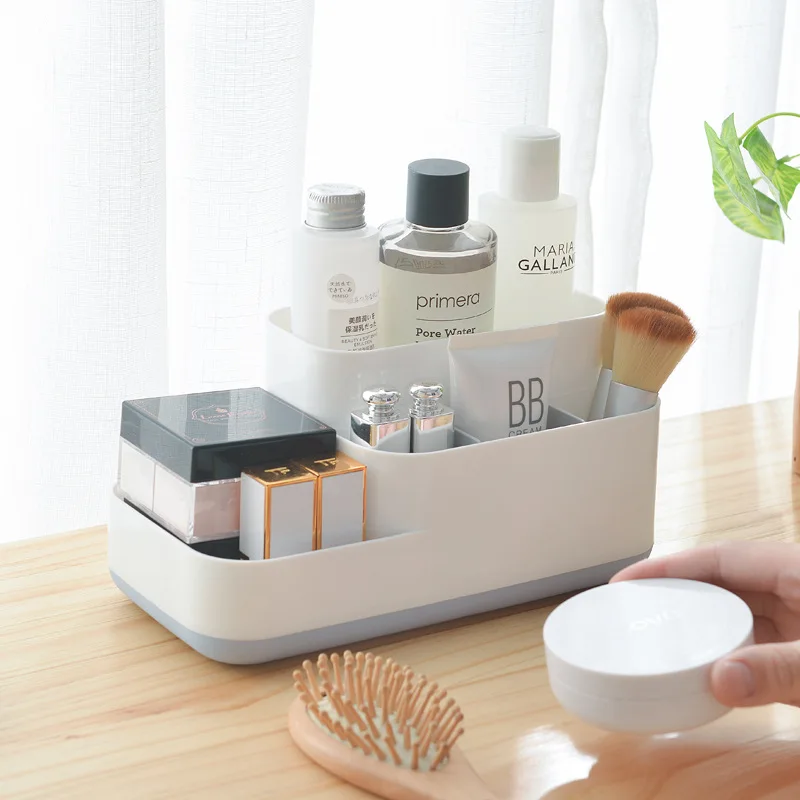 Plastic Makeup Organizer Bathroom Kitchen Storage Box Cosmetic Organiser Office Desktop Makeup Jewelry Sundry Storage
Plastic Makeup Organizer Bathroom Kitchen Storage Box Cosmetic Organiser Office Desktop Makeup Jewelry Sundry Storage