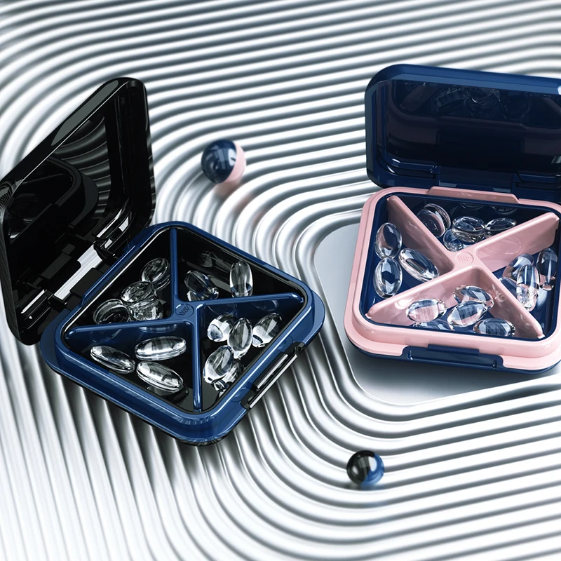 4-Grid Pillbox Medicine Pill Box Travel Waterproof Pill Case Vitamins Container Capsules Medicine box
4-Grid Pillbox Medicine Pill Box Travel Waterproof Pill Case Vitamins Container Capsules Medicine box