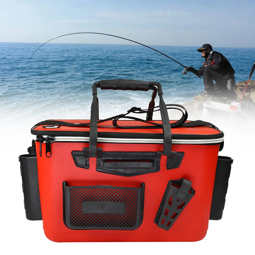 Multi Pockets Outdoor Zipper Closure Large Capacity With Handle EVA Living Tackle Storage Portable Fishing Box Shoulder Strap
Multi Pockets Outdoor Zipper Closure Large Capacity With Handle EVA Living Tackle Storage Portable Fishing Box Shoulder Strap