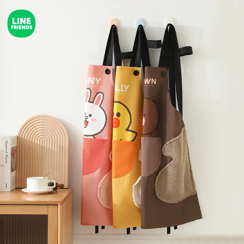 Женский фартук для рук Line Friends, домашняя кухонная Водонепроницаемая маслостойкая кавайная коричневая одежда для приготовления пищи с персо...
Женский фартук для рук Line Friends, домашняя кухонная Водонепроницаемая маслостойкая кавайная коричневая одежда для приготовления пищи с персо...