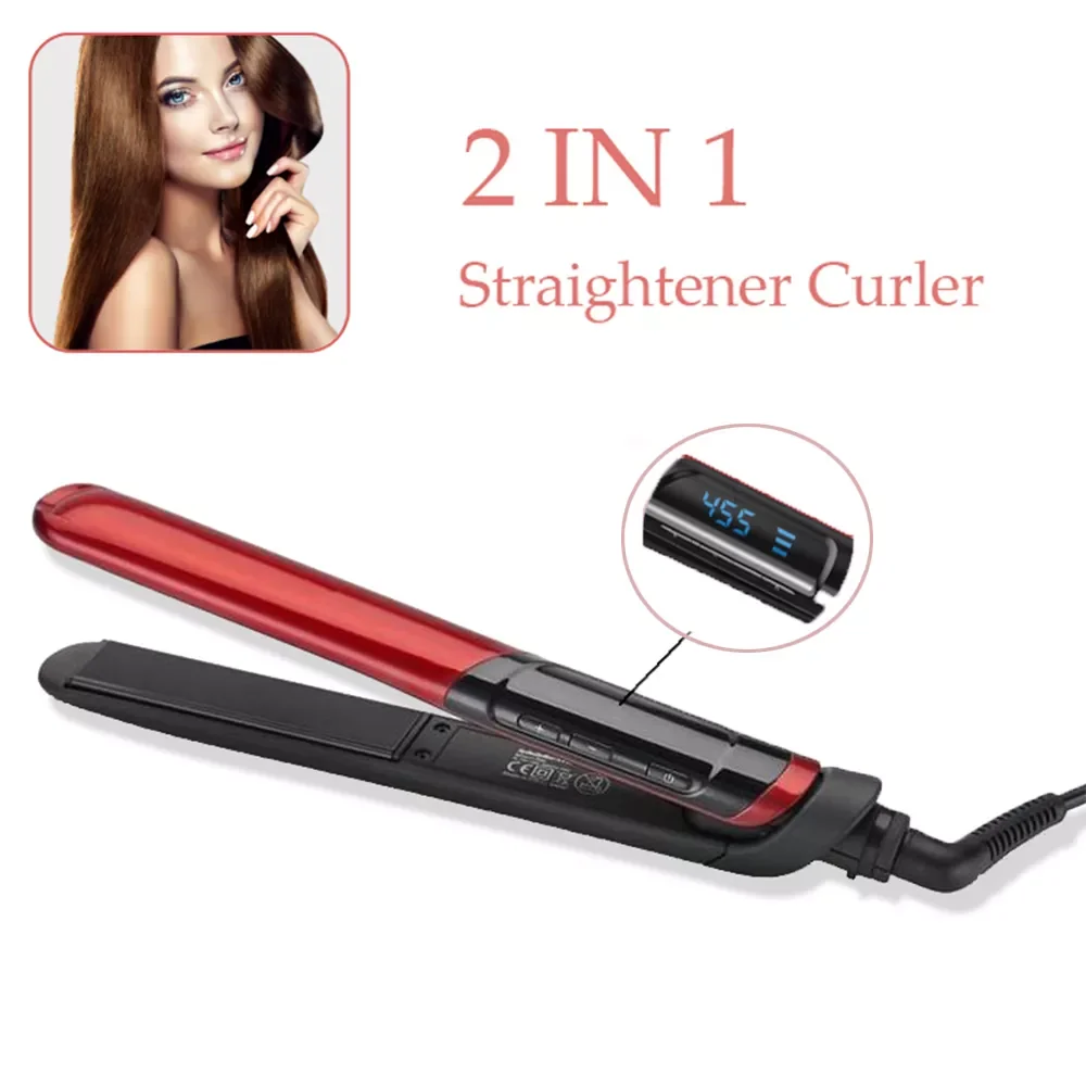 NEW2023 S9600 Hair Straightener 2 In1 Flat Iron Hair Straightening&Curling Iron Smoothing Straight Hair Crimper Waver Wand H
NEW2023 S9600 Hair Straightener 2 In1 Flat Iron Hair Straightening&Curling Iron Smoothing Straight Hair Crimper Waver Wand H