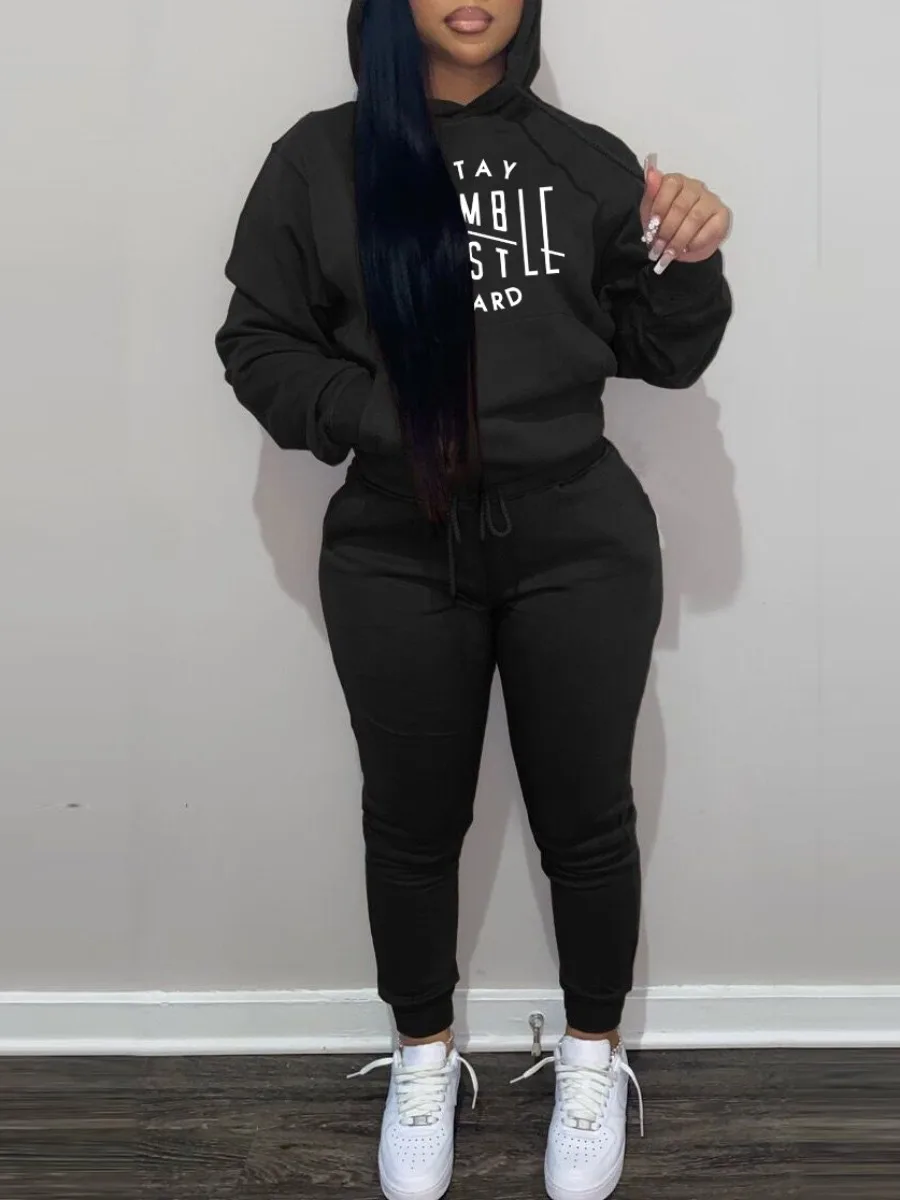LW 2 Piece Sets Womens Outfits Casual Letter Print Long Sleeve Kangaroo Pocket Autumn New Style Lady Loose Solid Tracksuit Set
LW 2 Piece Sets Womens Outfits Casual Letter Print Long Sleeve Kangaroo Pocket Autumn New Style Lady Loose Solid Tracksuit Set