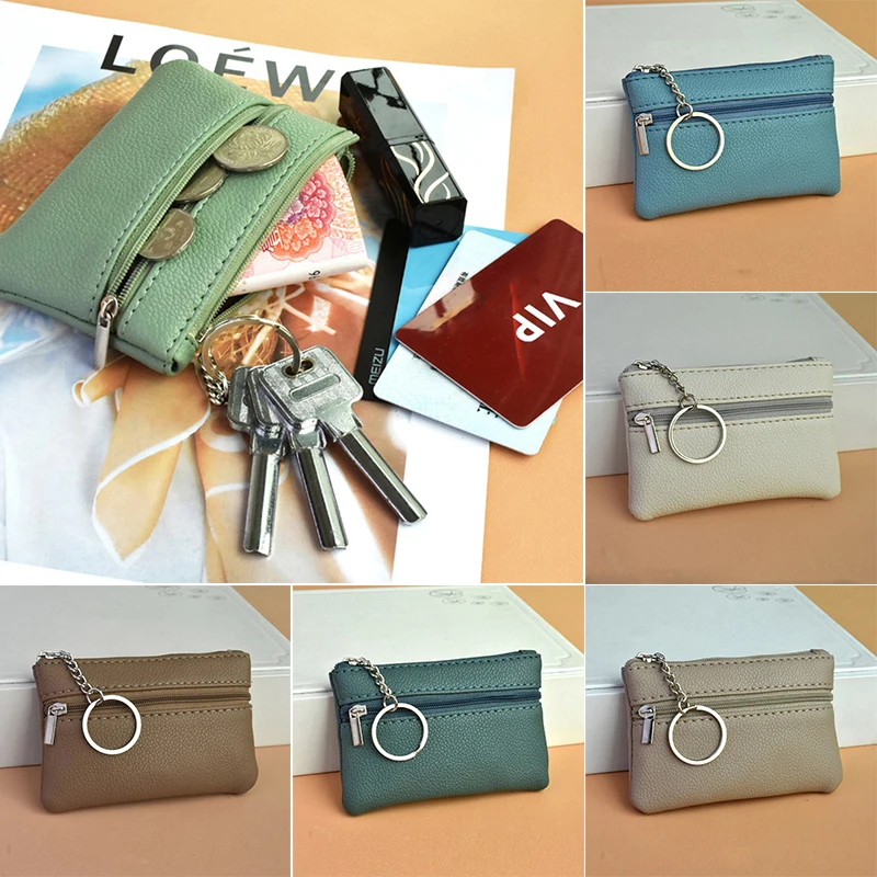 PU Leather Coin Purses Simple Zipper Ultra-thin Portable Small Change Money Bags Pocket Wallets Women Functional Key Holder Case
PU Leather Coin Purses Simple Zipper Ultra-thin Portable Small Change Money Bags Pocket Wallets Women Functional Key Holder Case