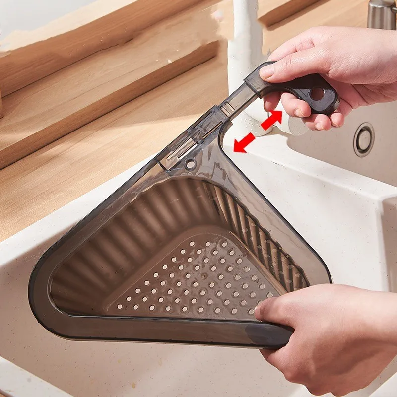 Kitchen Sink Filter Basket Corner Drain Strainer Basket Triangular Sink Storage Multi-Functional Hanging Filtering Draining Rack
Kitchen Sink Filter Basket Corner Drain Strainer Basket Triangular Sink Storage Multi-Functional Hanging Filtering Draining Rack