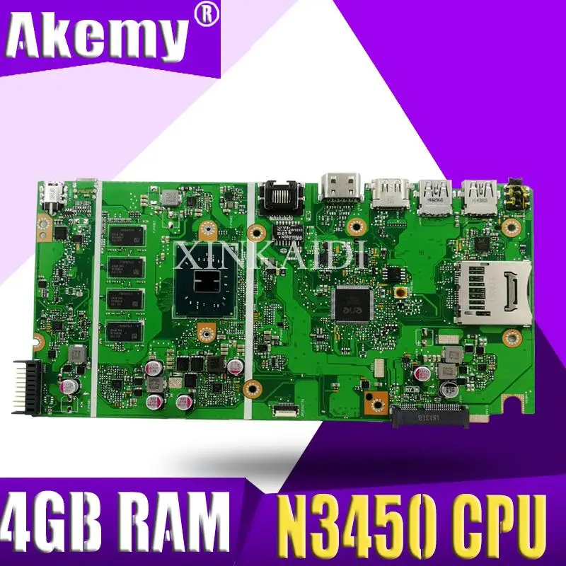 X541NA motherboard For ASUS X541NA laptop motherboard X541N mainboard test 100% OK N3450 CPU 4 cores 4GB RAM
X541NA motherboard For ASUS X541NA laptop motherboard X541N mainboard test 100% OK N3450 CPU 4 cores 4GB RAM