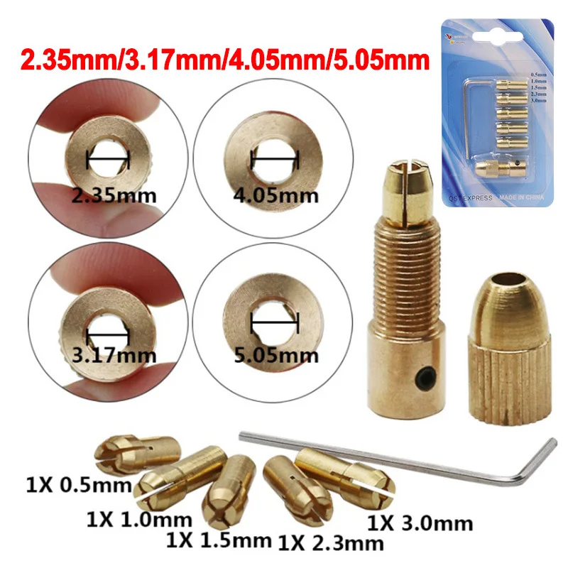 9pcs 2.35-5.05mm Micro Electric Drill Self Tightening Drill Chuck Small Drill Bit Holder Electric Mill Woodworking Brass Drill
9pcs 2.35-5.05mm Micro Electric Drill Self Tightening Drill Chuck Small Drill Bit Holder Electric Mill Woodworking Brass Drill