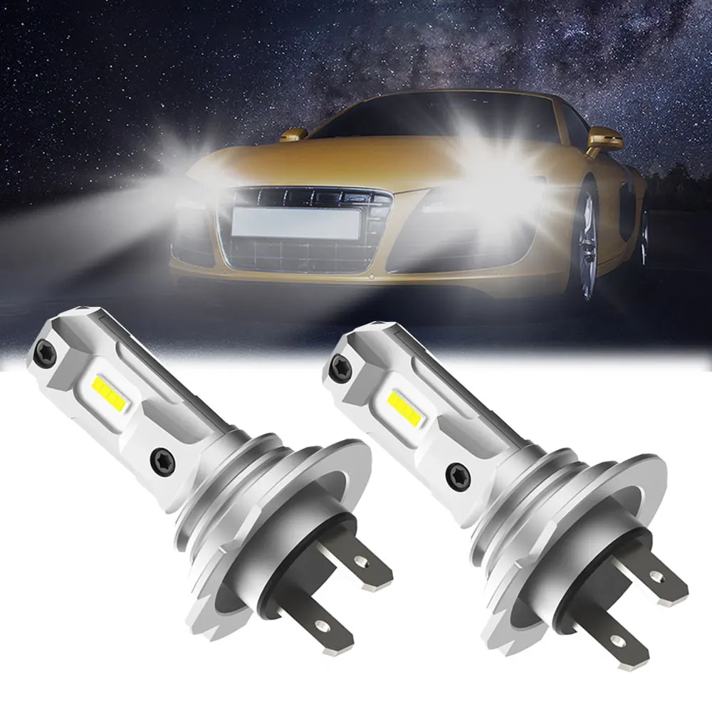 H7 LED Headlights Fanless Wireless Mini Size Design for Car Headlight CSP LED Bulb 6500K White 360 Degree Beam Angle Gadget
H7 LED Headlights Fanless Wireless Mini Size Design for Car Headlight CSP LED Bulb 6500K White 360 Degree Beam Angle Gadget