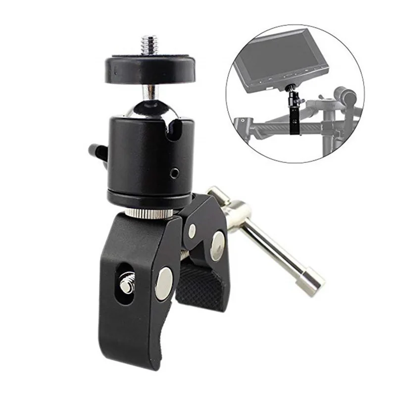 Camera Super Clamp Mount Hot Shoe Adapter with 1/4 Thread for GoPro Hero 10 9 8 DJI Action Cameras 360° Motorcycle Camera Mount
Camera Super Clamp Mount Hot Shoe Adapter with 1/4 Thread for GoPro Hero 10 9 8 DJI Action Cameras 360° Motorcycle Camera Mount