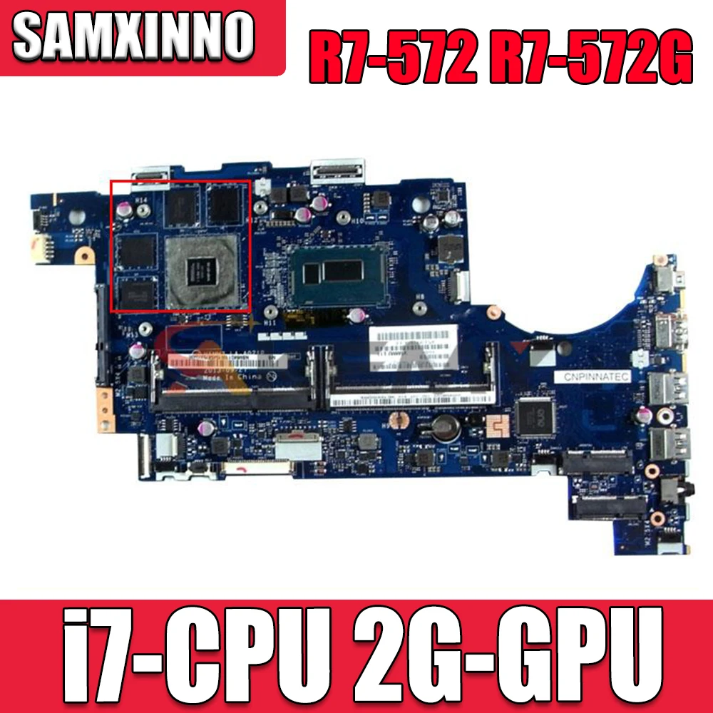 V5MM2 LA-A021P Mainboard For Acer Aspire R7-572 R7-572G Laptop Motherboard With i7-4500U/4510U CPU GT750M 2G-GPU 100% Fully Test
V5MM2 LA-A021P Mainboard For Acer Aspire R7-572 R7-572G Laptop Motherboard With i7-4500U/4510U CPU GT750M 2G-GPU 100% Fully Test