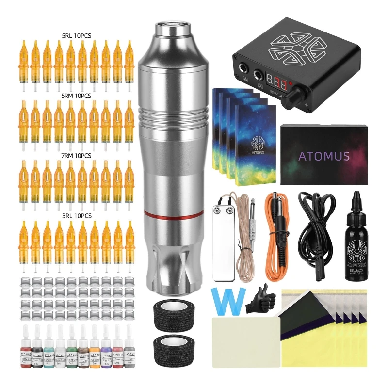 Rotary Tattoo Machine Kit for Beginners Professional Cartridge Tattoo Kit Drop Shipping
Rotary Tattoo Machine Kit for Beginners Professional Cartridge Tattoo Kit Drop Shipping