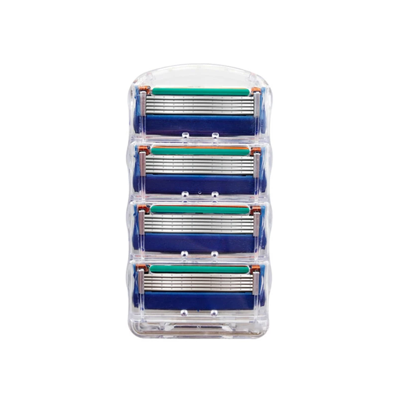 4pcs High Quality 5 Layer Razor Blades Men Facial Care Razor Accessories Manual Hair Removal Accessories Razor Blades
4pcs High Quality 5 Layer Razor Blades Men Facial Care Razor Accessories Manual Hair Removal Accessories Razor Blades