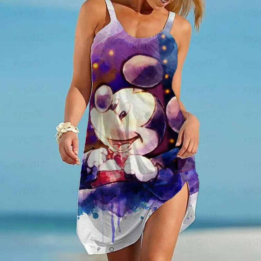 Beach Dress Printing Disney Elegant Dresses for Women 2022 Cartoon Sling Women's Summer Sundresses Sexy Outfits for Woman Boho 
Beach Dress Printing Disney Elegant Dresses for Women 2022 Cartoon Sling Women's Summer Sundresses Sexy Outfits for Woman Boho