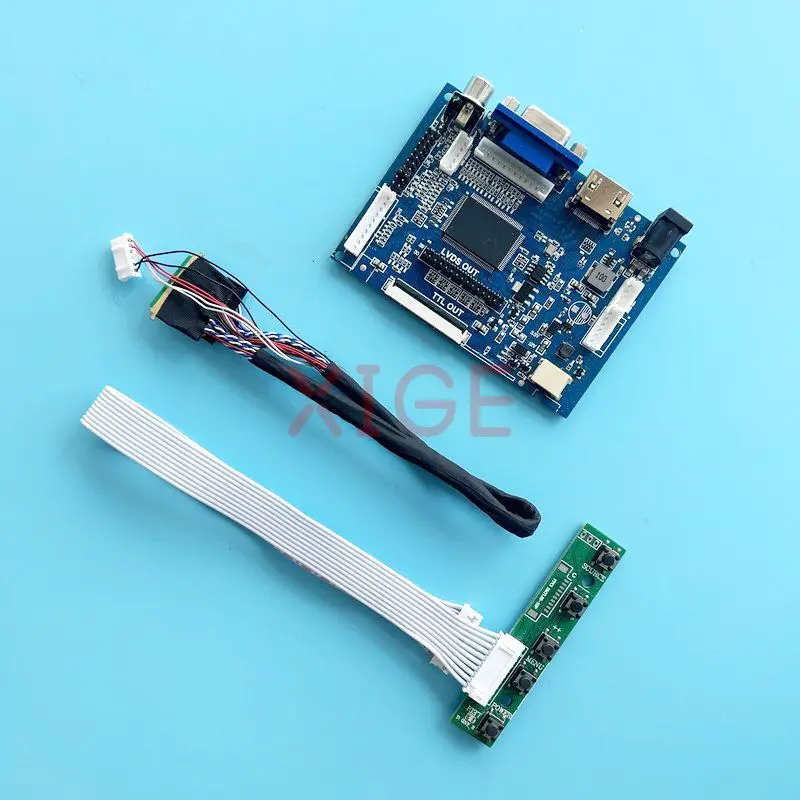 

For LP140WD1 LP140WD2 N140FGE Driver Controller Board VGA 2AV LVDS 40 Pin Assembly Kit 1600*900 14" Compatible-HDMI LCD Display