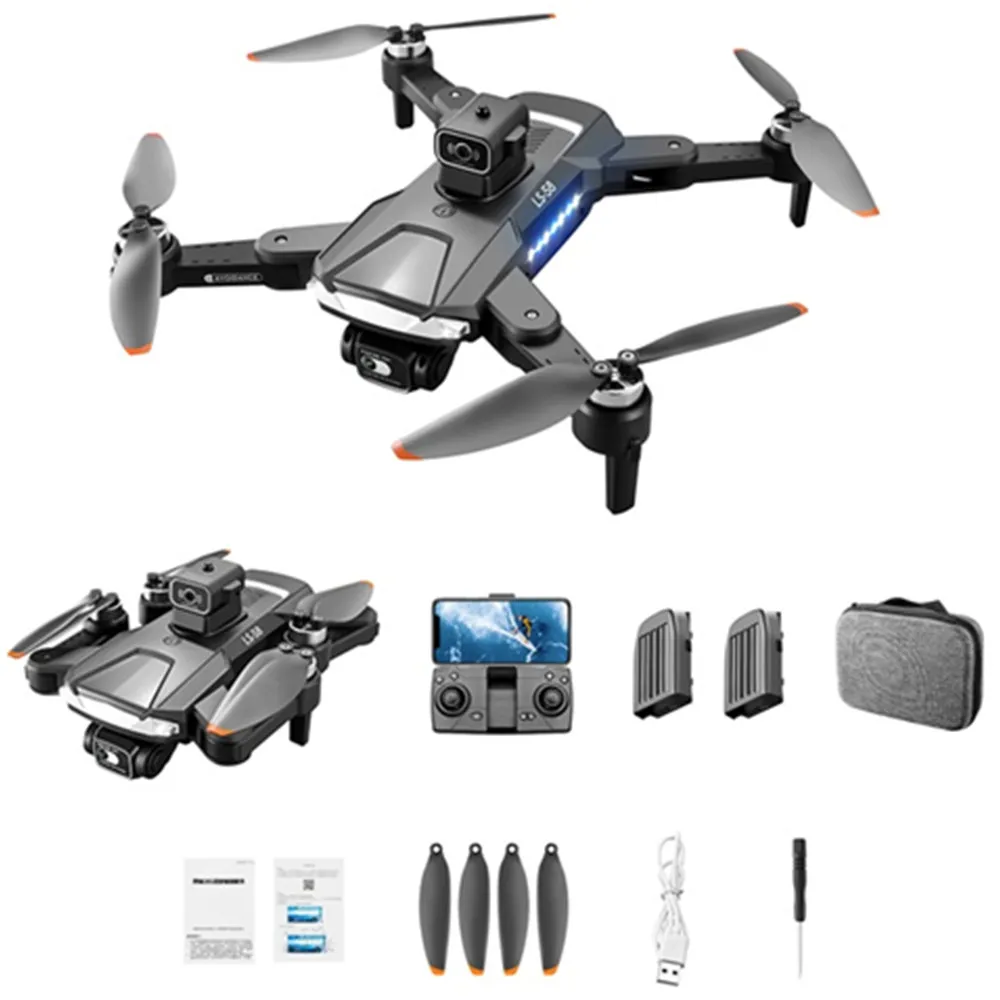 Drone Profissional 4K Dual Camera Wifi FPV Obstacle Avoidance Folding Quadcopter Brushless Motor Rc Distance 1200M
Drone Profissional 4K Dual Camera Wifi FPV Obstacle Avoidance Folding Quadcopter Brushless Motor Rc Distance 1200M