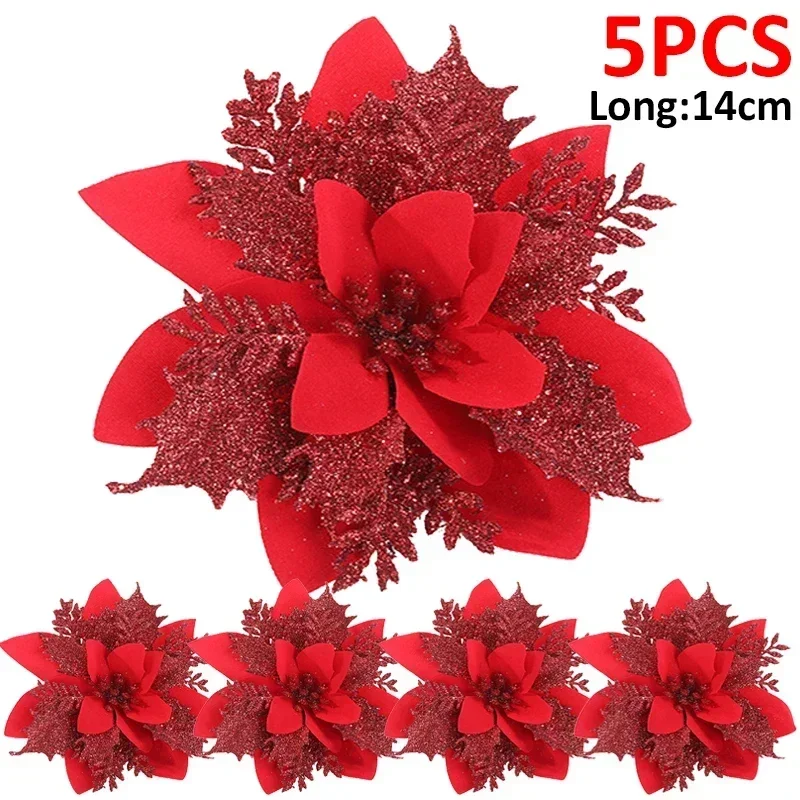 Рождественские цветы Golden Powder 5 шт.
Рождественские цветы Golden Powder 5 шт.