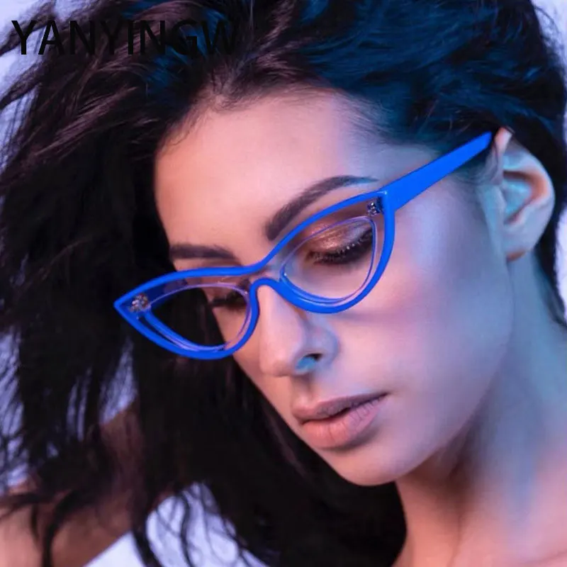 Sexy Cat Eye Anti Blue Light Blocking Glasses Women Tr90 Anti Ray Eyeglasses Two-color Splicing Fashion Computer Eyewear
Sexy Cat Eye Anti Blue Light Blocking Glasses Women Tr90 Anti Ray Eyeglasses Two-color Splicing Fashion Computer Eyewear